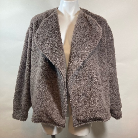 💙NWT! Express Open Front Sherpa Sweater Cardigan - Picture 11 of 11